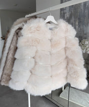 Berenice Fur Jacket – White