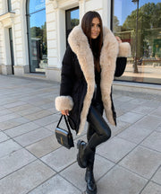 Aria Jacket – Black and Beige