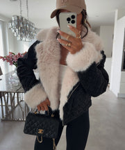 Lumaia Jacket with Fur – Dark Gray