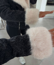 Lumaia Jacket with Fur – Dark Gray