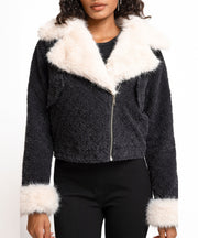 Lumaia Jacket with Fur – Dark Gray