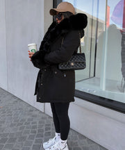 Glamour Fur Jacket – Black