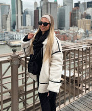 Snow Teddy Fur Jacket – Cream White