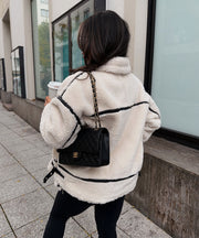 Snow Teddy Fur Jacket – Cream White