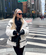 Snow Teddy Fur Jacket – Cream White