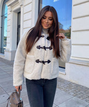 Emi Teddy Jacket – Beige