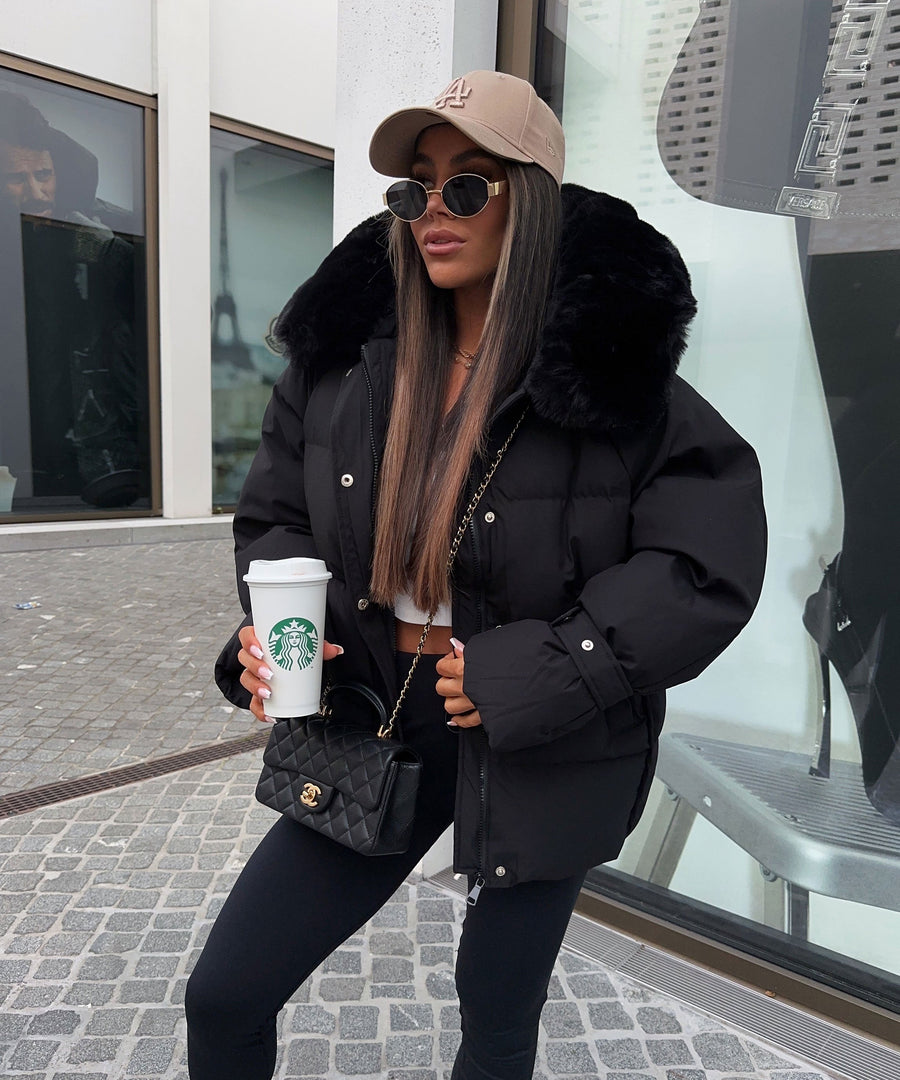 Nia Winter Jacket – Black
