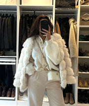 Berenice Fur Jacket – White