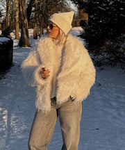 Sophie Fur Jacket – White