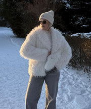 Sophie Fur Jacket – White