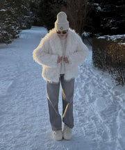 Sophie Fur Jacket – White