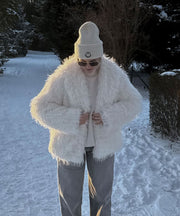Sophie Fur Jacket – White
