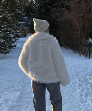 Sophie Fur Jacket – White