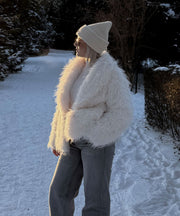 Sophie Fur Jacket – White