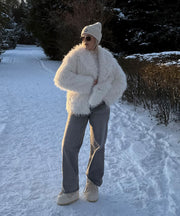 Sophie Fur Jacket – White